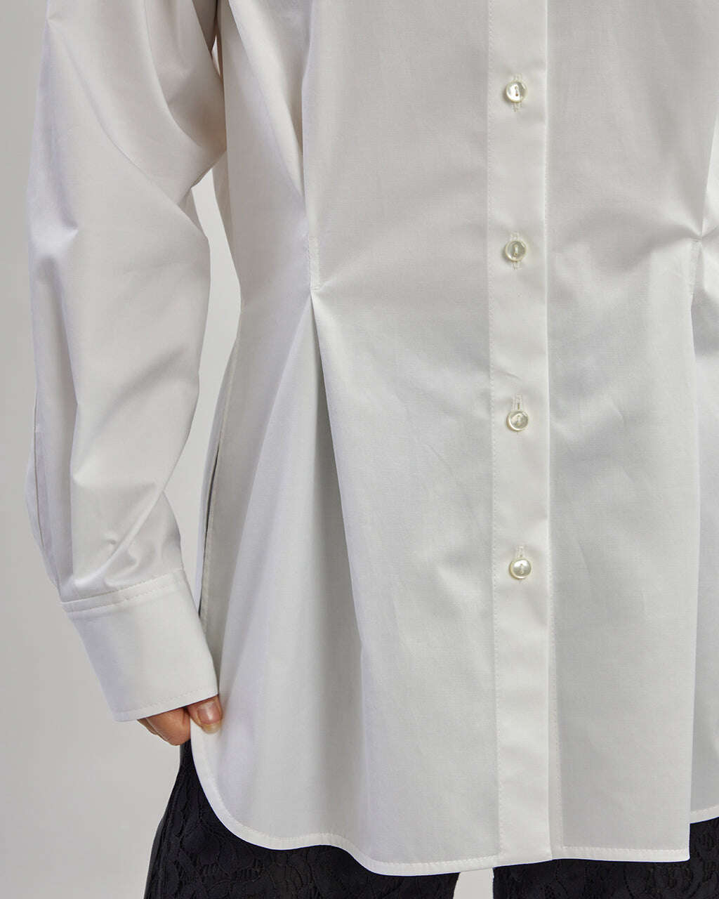 White cotton shirt |HILARIA Nolo Store