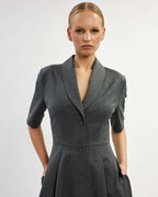 Gray  midi dress |MARTINA Nolo Store