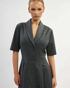 Gray  midi dress |MARTINA Nolo Store