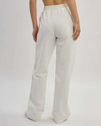 White straight cut cotton trousers |ELSA Nolo Store