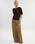 Chocolate brown cashmere jumper | KATRI Nolo Store