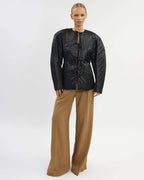 Tie knot fastening jacket| CECILIA Nolo Store