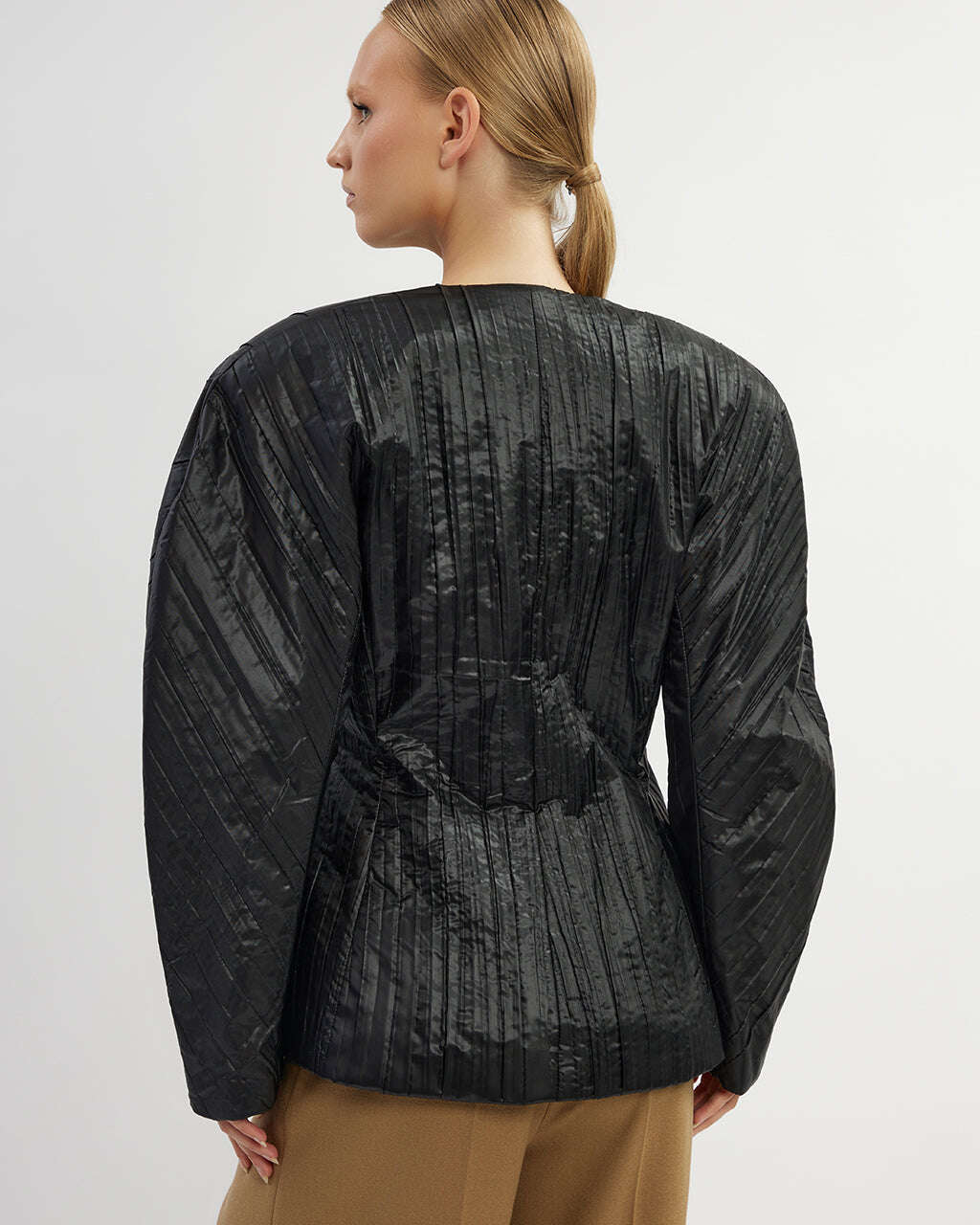 Tie knot fastening jacket| CECILIA Nolo Store