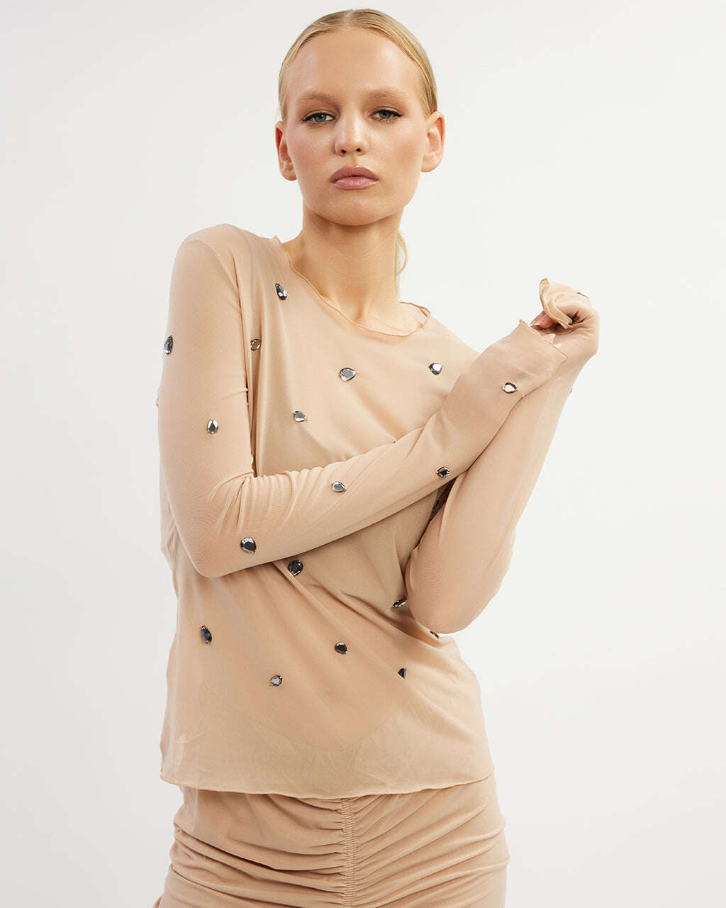 Crystal detail top | PERLA Nolo Store