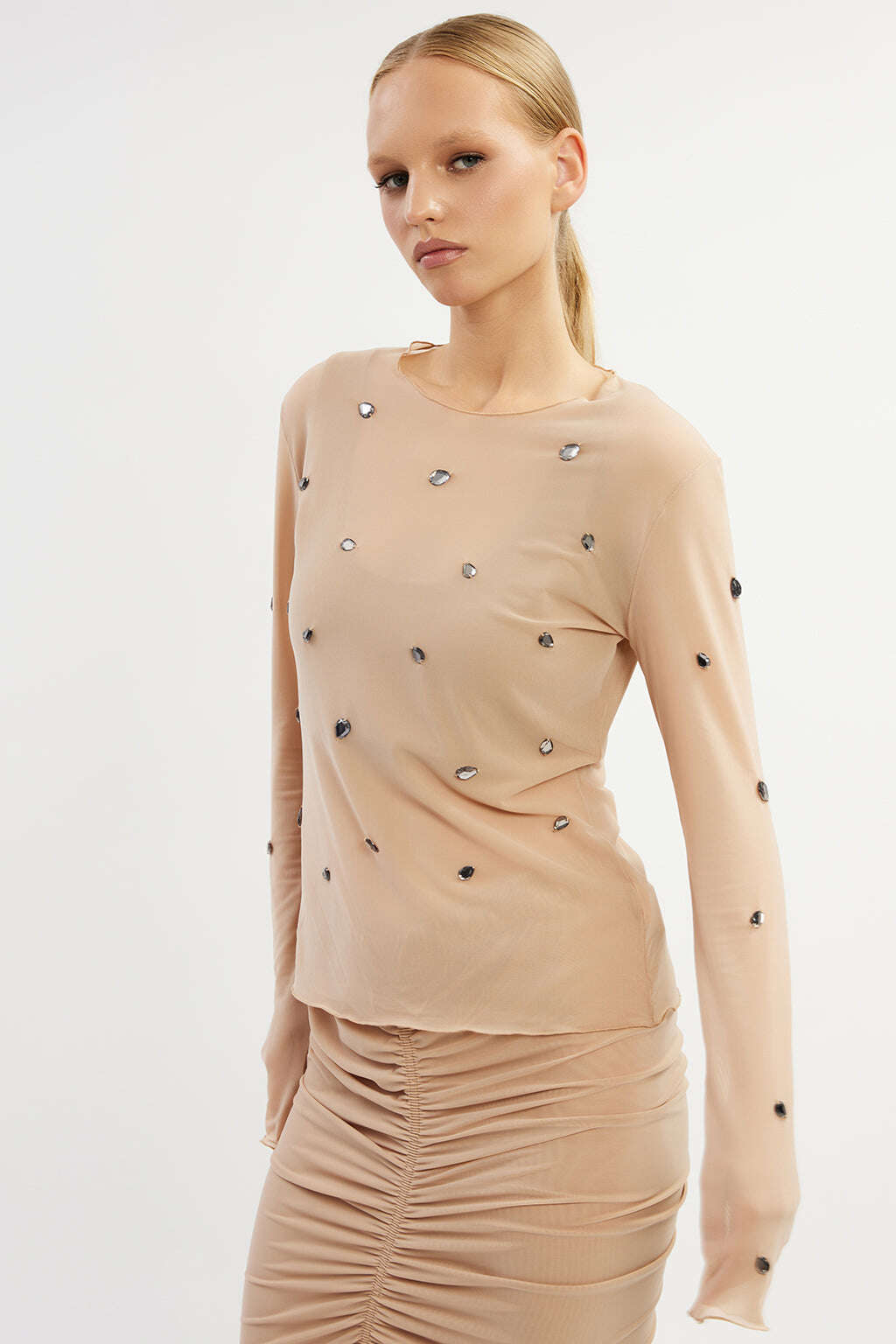 Crystal detail top | PERLA Nolo Store