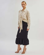 Polka dot viscose fabric blouse | JANINA Nolo Store