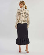 Polka dot viscose fabric blouse | JANINA Nolo Store