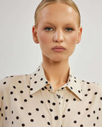 Polka dot viscose fabric blouse | JANINA Nolo Store