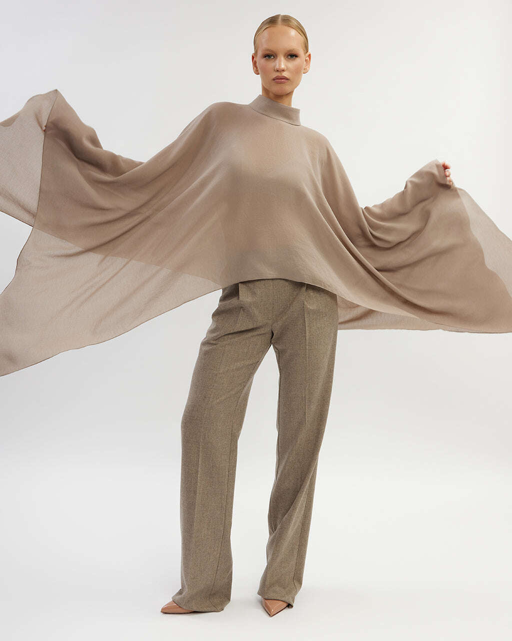 Oversize cape-blouse | MAFALDA Nolo Store