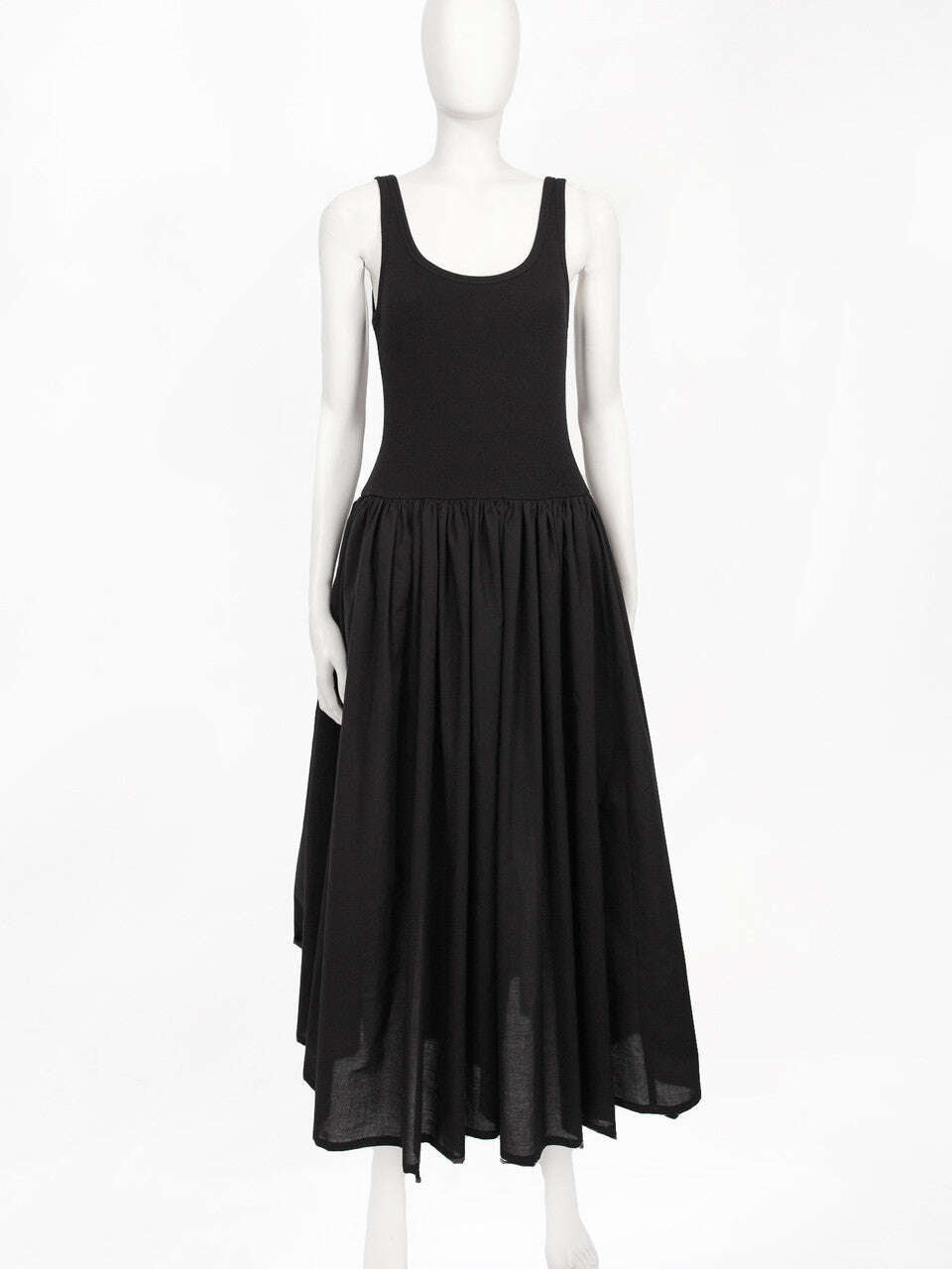 美品⭐️foufou gather camisole dress ブラック 0 ≪通常販売≫【THE DRESS #42】gather camisole dress（ギャザー