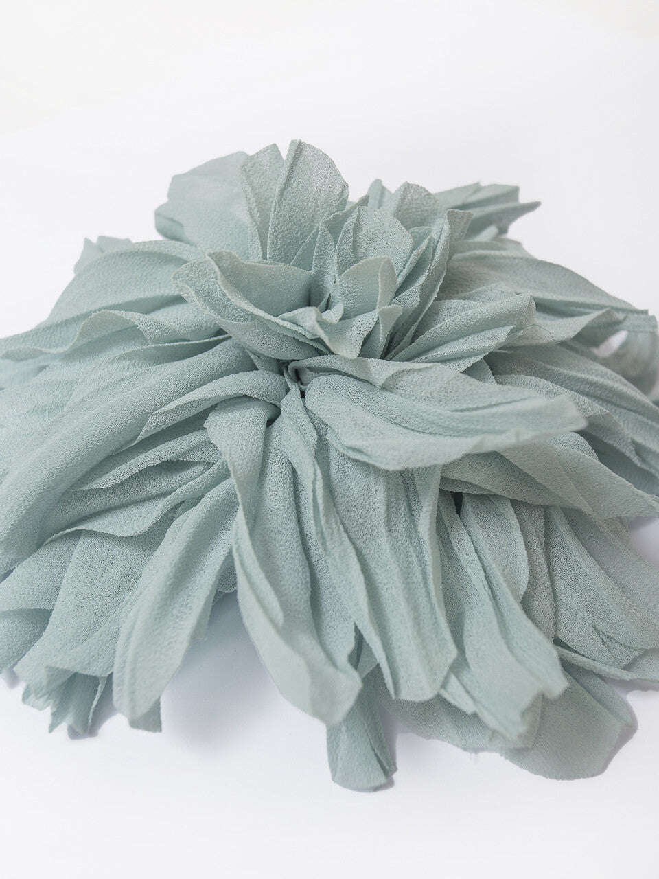 Mint Chiffon Flower Brooch | CHRYSANT Nolo Store